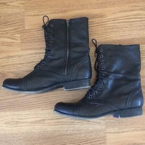 Lace up Zipper Boots